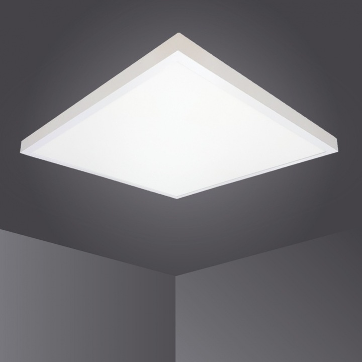 Lampa LED Panel Natynkowy Do Garażu Warsztatu 60cm 48W 4300lm 4000K