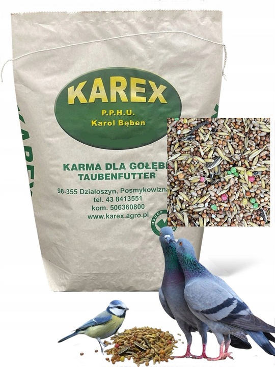 Karma Ziarno Dla Dzikich Zimujących Ptaków Słonecznik Do Karmnika 20 KG