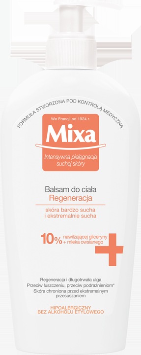 Balsam Do Ciała Mixa Kojący Do Skóry Wrażliwej Z Allantoiną+Gliceryną