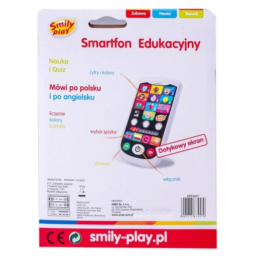 SMILY PLAY SMARTFON DOTYKOWY TELEFON INTERAKTYWNY