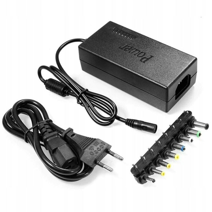 Zasilacz Uniwersalny ładowarka sieciowa do laptopa 120W 12-24V 8 wtyków