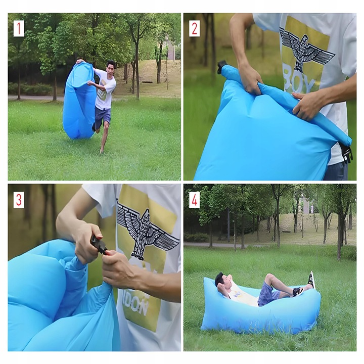 LAZY BAG AIR SOFA ŁÓŻKO LEŻAK MATERAC NA POWIETRZE