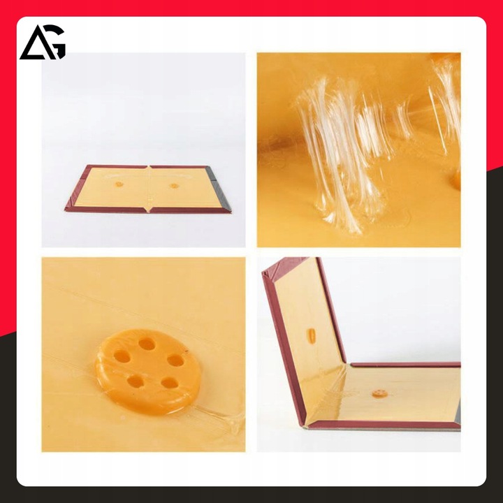 60x PUŁAPKA NA MYSZY SZCZURY MYSZOŁAPKA SILNY KLEJ MOCNA ŁAPKA LEP