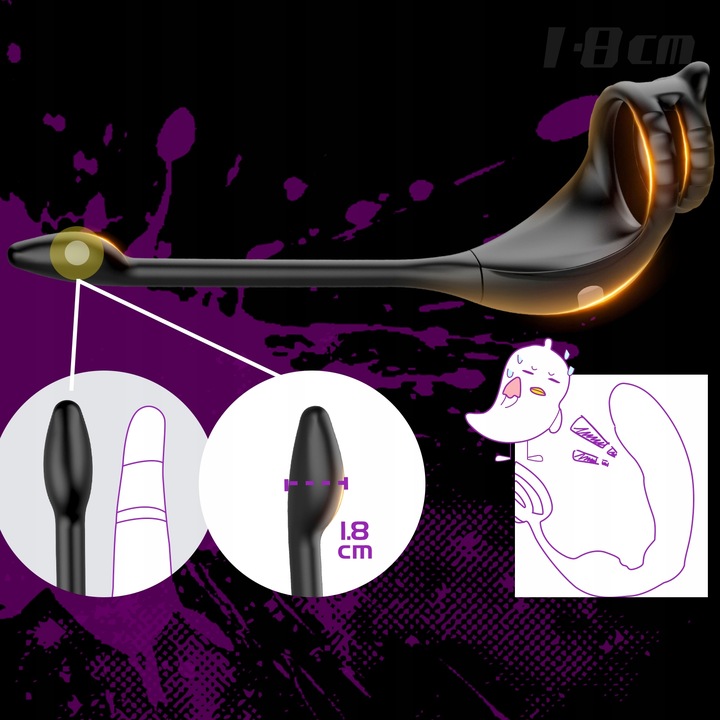 Kontrol przez APP wibrujące pierścienie na penisa