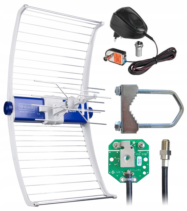 ANTENA DVB-T2 DO TV NAZIEMNEJ TELMOR ASR CLASSIC 5G LTE PROTECTED 4K