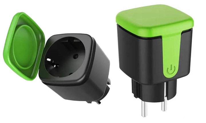 Gniazdko zewnętrzne WIFI 16A IP44 TUYA POMIAR