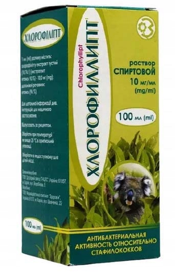 CHLOROFILIPT Chlorofillipt - płyn - 100ML KROPLE DO KĄPIELI 100 % ORYGiNAŁ
