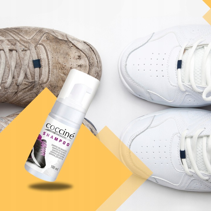 Zestaw do Czyszczenia Obuwia Białego Sneakersów Podeszew Coccine 4w1