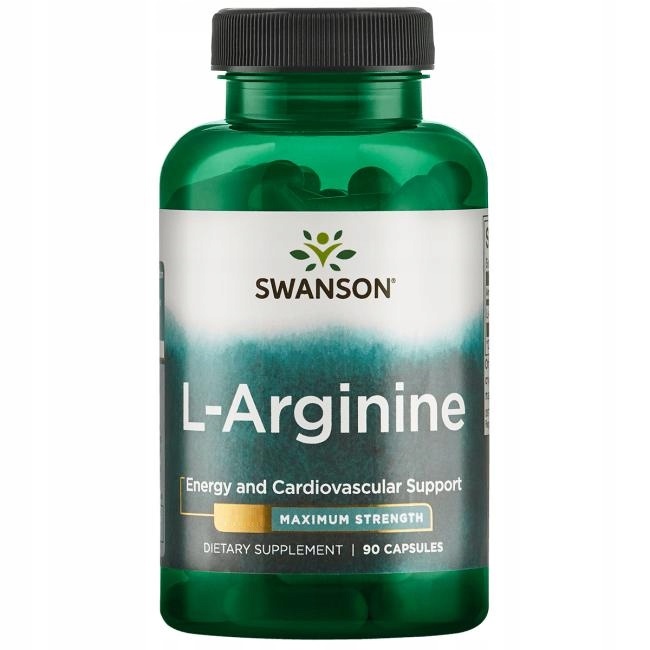 Swanson L-ARGININA 850 mg 90 kaps LIBIDO SERCE