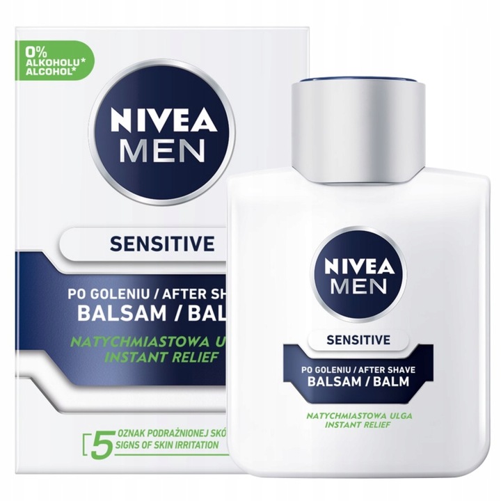 NIVEA MEN Sensitive Balsam po goleniu łagodzący do wrażliwej skóry 100ml x2