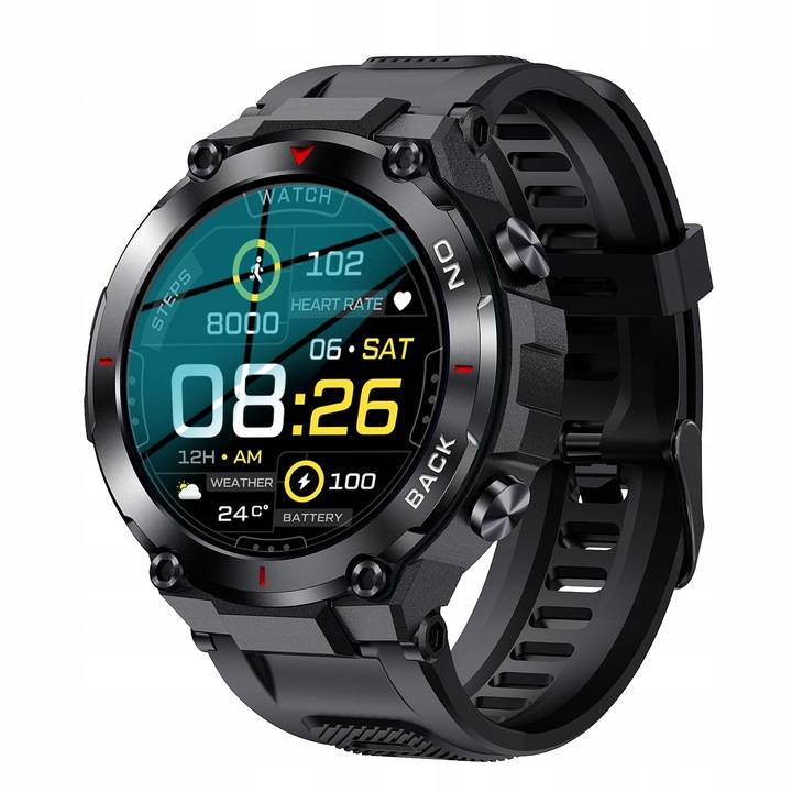 SMARTWATCH Zegarek Sportowy Męski GPS do Biegania