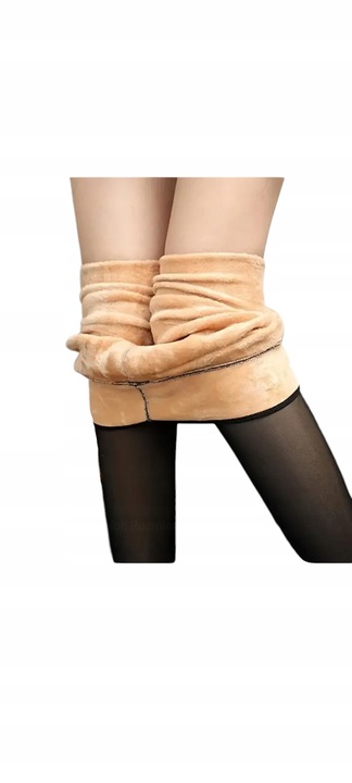 rajstopy czarne naturalny EFEKT WIDOCZNEJ SKÓRY L/XL kryjące rajtuzy NERO