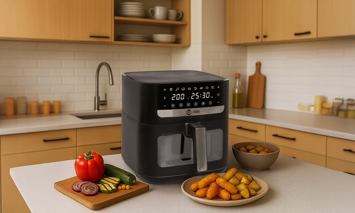 FRYTKOWNICA BEZTŁUSZCZOWA ISAJ AR2 AIRFRYER 8L XL 1800W