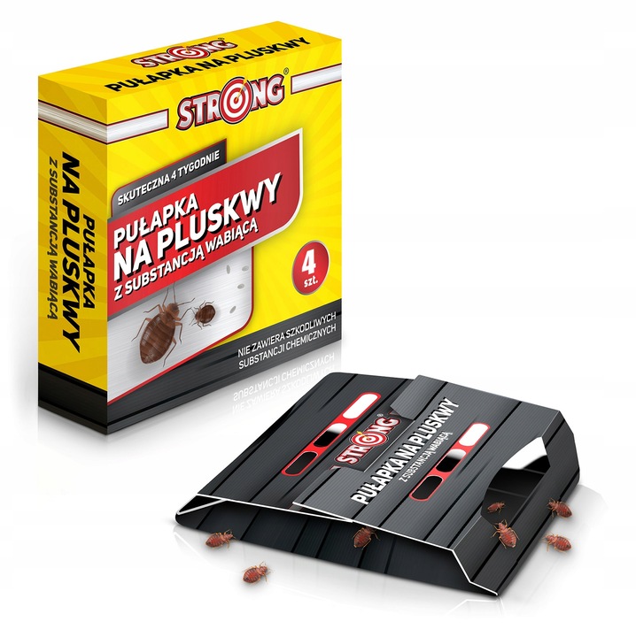 SILNA PUŁAPKA LEPOWA NA PLUSKWY Z WABIKIEM PRZECIWKO PLUSKWOM STRONG