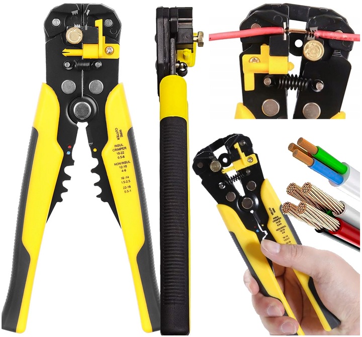 AUTOMATYCZNY ŚCIĄGACZ IZOLACJI KABLI SZCZYPCE DO ŚCIĄGANIA PRZEWODÓW