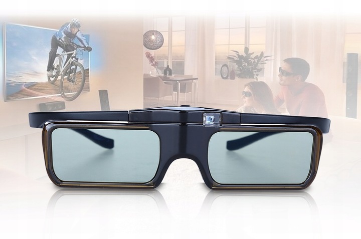 Aktywne Okulary Migawkowe 3D DLP LINK Projektor TV