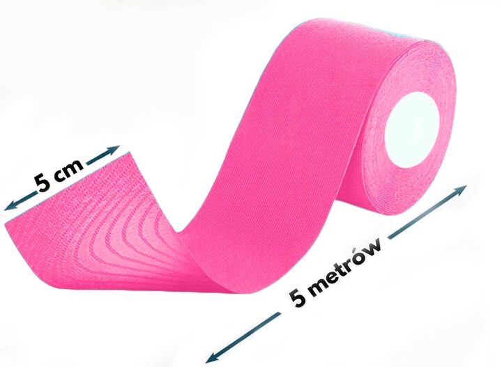 5x TAŚMA KINEZJOLOGICZNA TEJPY KINESIO KINESIOTAPING 5cmx5m +1 TAPE