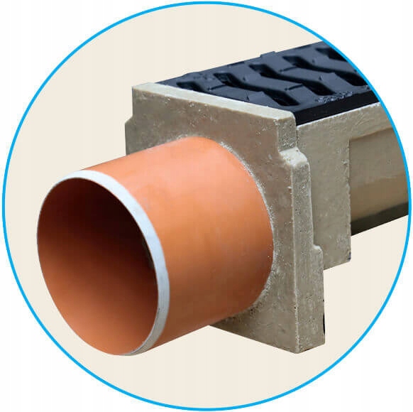 ODWODNIENIE LINIOWE STR Koryto polimerobetonowe żeliwo B125 120x100