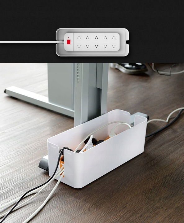 POJEMNIK ORGANIZER NA KABLE PUDEŁKO LISTWY KABLI