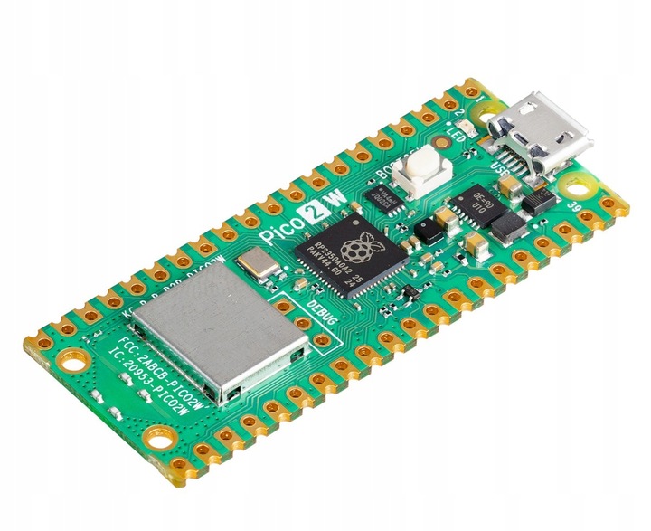 Raspberry Pi Pico 2W - RP2350, WiFi, Bluetooth