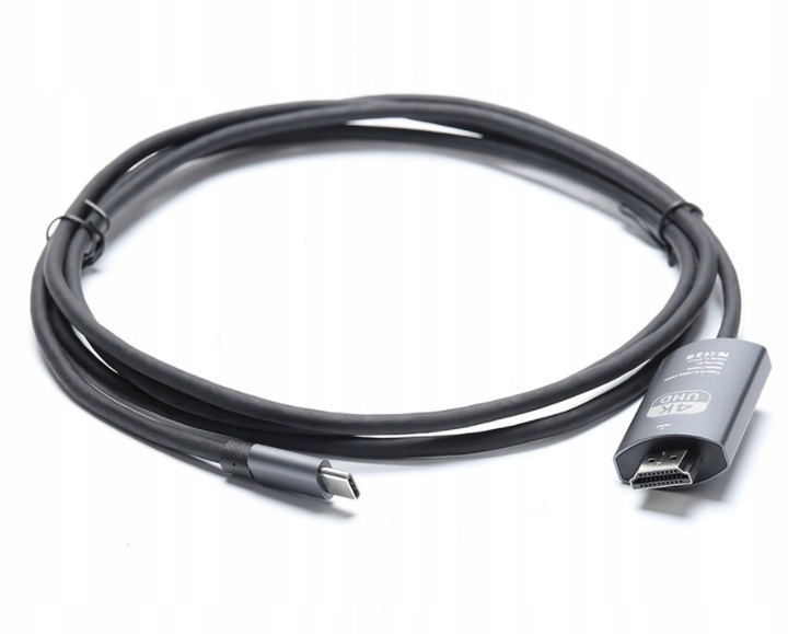KABEL ADAPTER PRZEJŚCIÓWKA USB-C 3.1 HDMI 4K MHL 200cm do Telefonu Macbooka