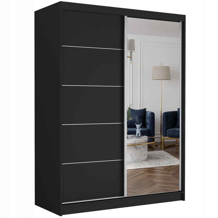 Szafa przesuwna Rivano I 150 cm z lustrem