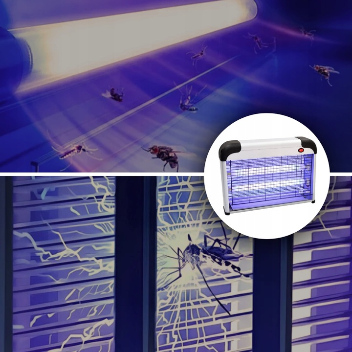 LAMPA OWADOBÓJCZA UV na komary muchy owady itp. DUŻA MOCNA BARDZO