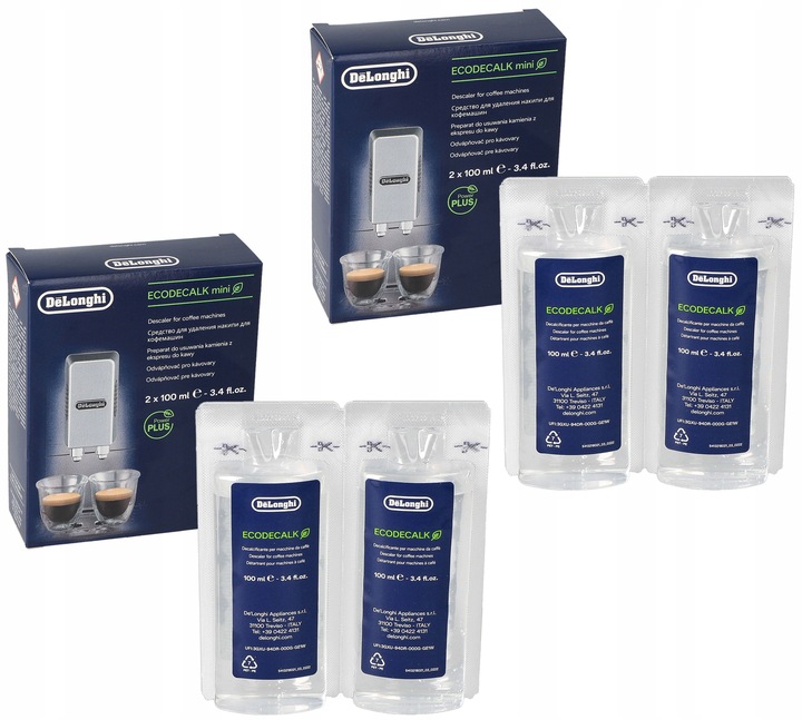 Odkamieniacz DELONGHI ECODECALK ORYGINAŁ 2x 100ml