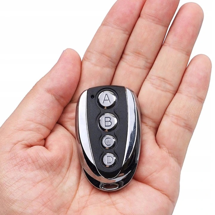 Profesjonalny PILOT SAMOKOPIUJĄCY DO BRAMY ALARMU ROLET 433 mhz