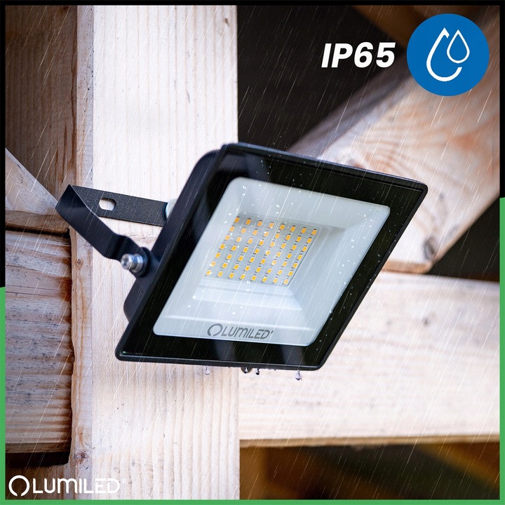 HALOGEN NAŚWIETLACZ LED 50W IP65 ZEWNĘTRZNY Budowlany REFLEKTOR LAMPA