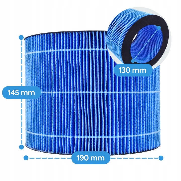 Filtr nawilżający do Philips HU2716 HU2718 HU3916 HU3918 wydajny