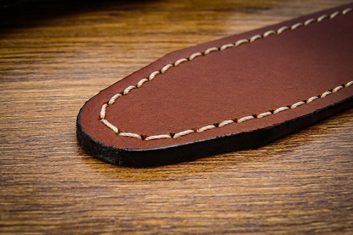 Pasek 110cm Męski Szeroki do SPODNI JEANS Brązowy