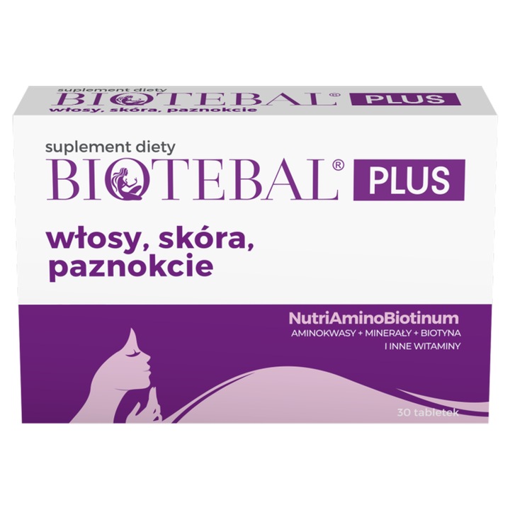 BIOTEBAL PLUS WŁOSY SKÓRA PAZNOKCIE 30 + 10 TABLETEK