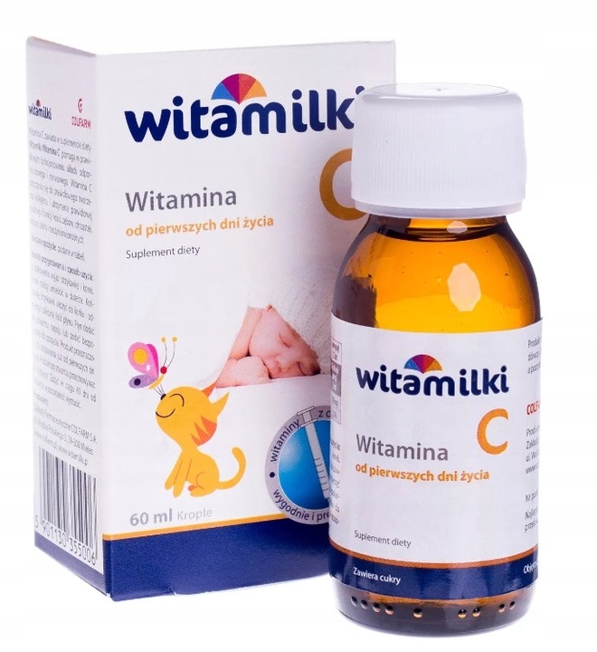 WITAMILKI WITAMINA C KROPLE 60ML DLA DZIECI