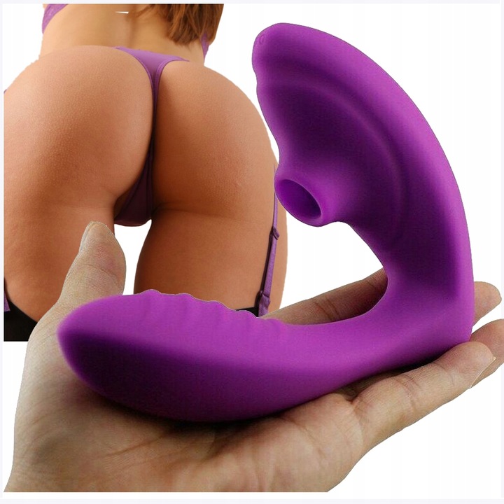 WIBRATOR SSĄCY MASAŻER ŁECHTACZKI ORGAZM 10 FUNKCJI DAMSKI