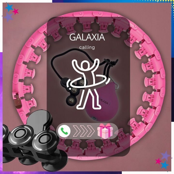 HULA HOP Z OBCIĄŻENIEM HULAHOP Odchudzające Obciążnikiem Smart z