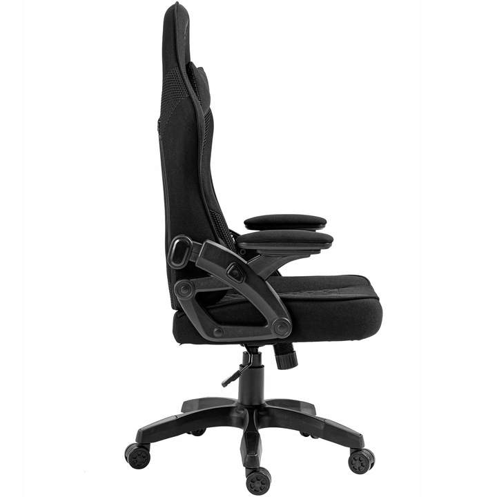 Fotel Gamingowy Biurowy Obrotowy Kubełkowy Krzesło Biurowe Czarny