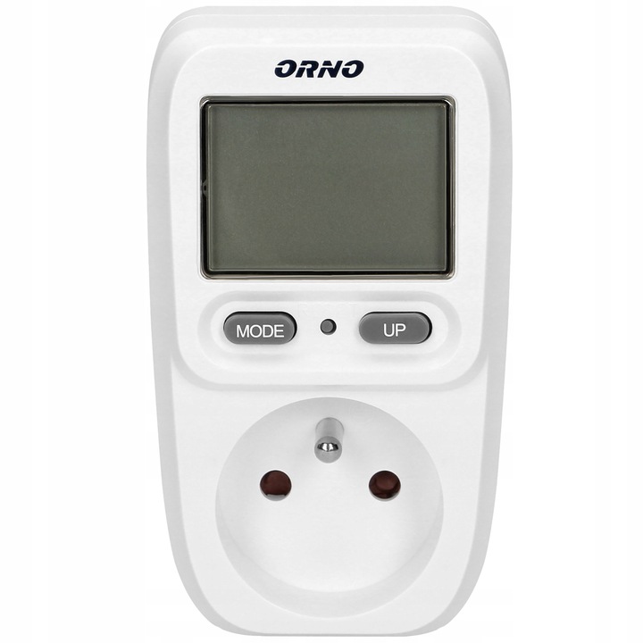 WATOMIERZ MIERNIK LICZNIK ZUŻYCIA PRĄDU POBORU ENERGII ELEKTRYCZNEJ LCD