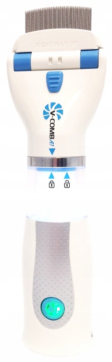 GRZEBIEŃ NA WSZY GNIDY USUWA PCHŁY ELEKTRYCZNY FILTR ODKURZACZ TERMINATOR