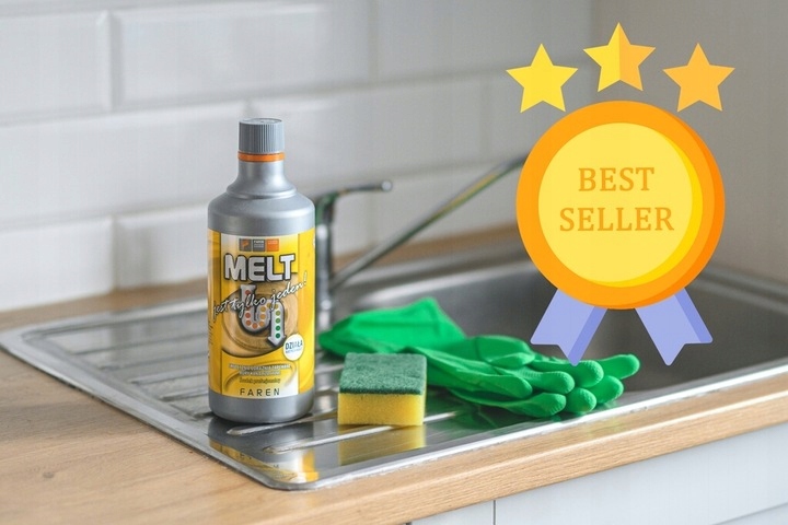 ŚRODEK PŁYN DO UDRAŻNIANIA RUR KANALIZACJI MELT x 1 szt 0,75L