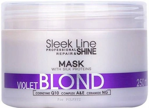 STAPIZ Szampon SLEEK LINE-BLOND VIOLET + maska