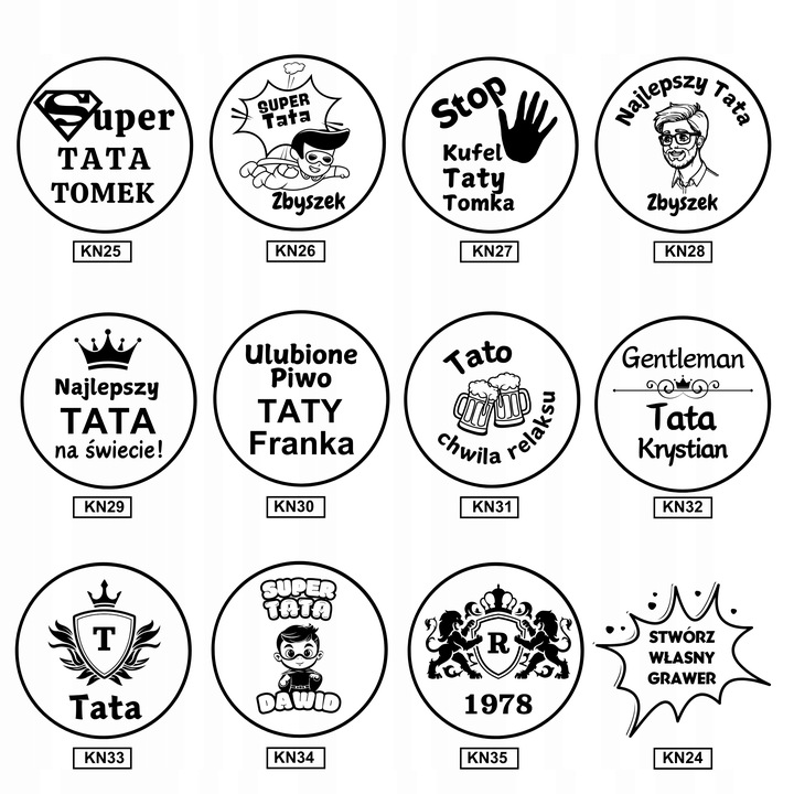 Kufel Do Piwa Z Grawerem +otwieracz Prezent na Urodziny 18-30-40 Dla