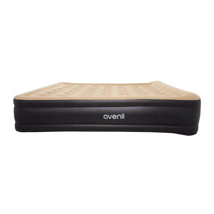 PRZENOŚNY MATERAC DMUCHANY DWUOSOBOWY SAMOPOMPUJĄCY POMPOWANY ŁÓŻKO SPANIE