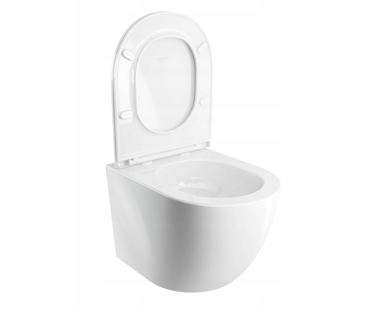 MISKA WC WISZĄCA Z DESKĄ WOLNOOPADAJĄCA SPŁUKIWANIE WIROWE OMNIRES