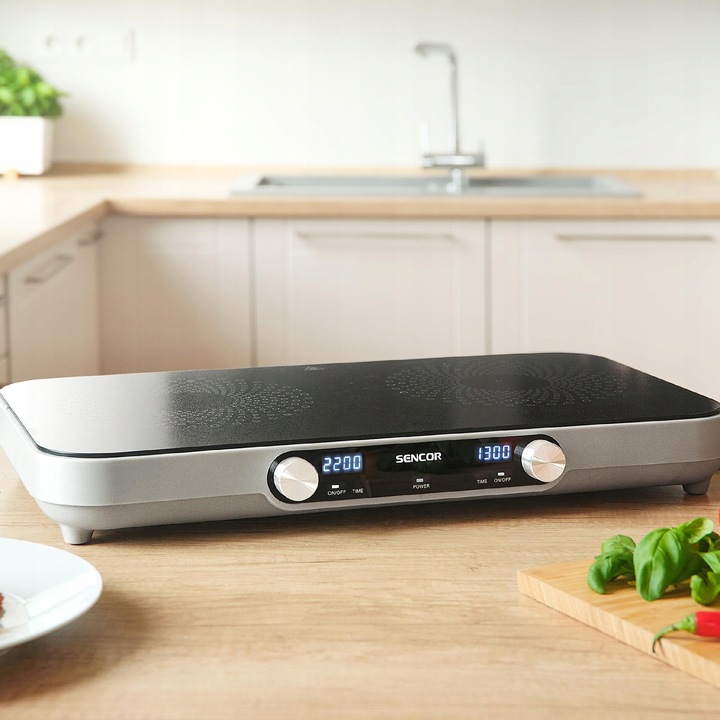 Kuchenka elektryczna przenośna ceramiczna 3500W 2 PALNIKI Sencor SCP