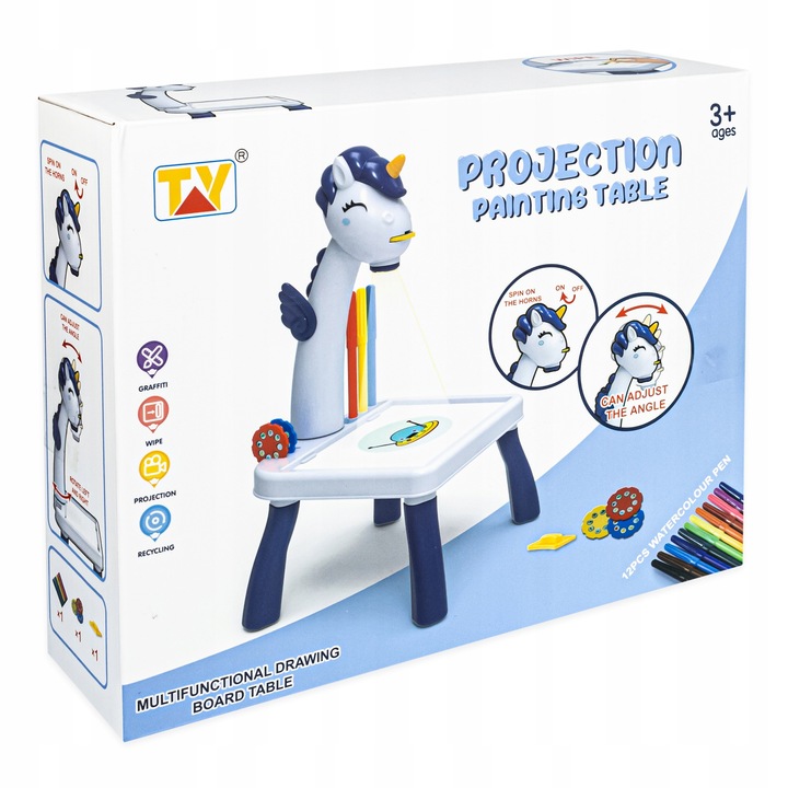 PROJEKTOR RZUTNIK DO NAUKI RYSOWANIA ZE SLAJDAMI