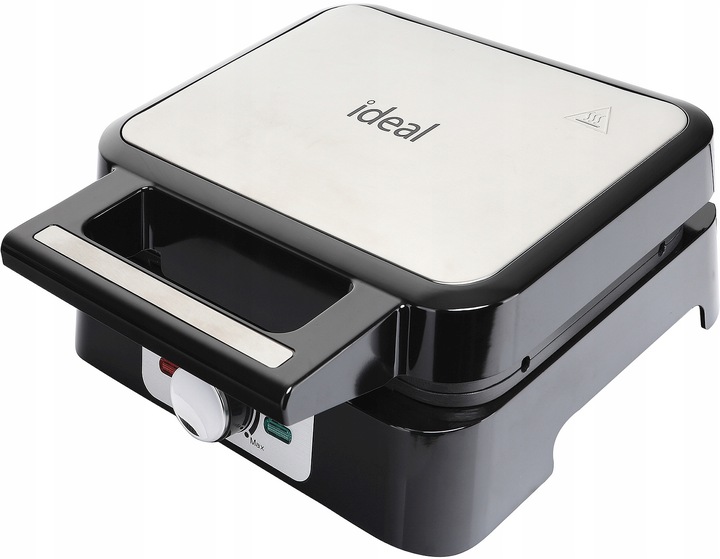 GOFROWNICA IDEAL 2DUŻE CHRUPIĄCE GOFRY MOCNA 2000W NIEPRZYWIERAJĄCA
