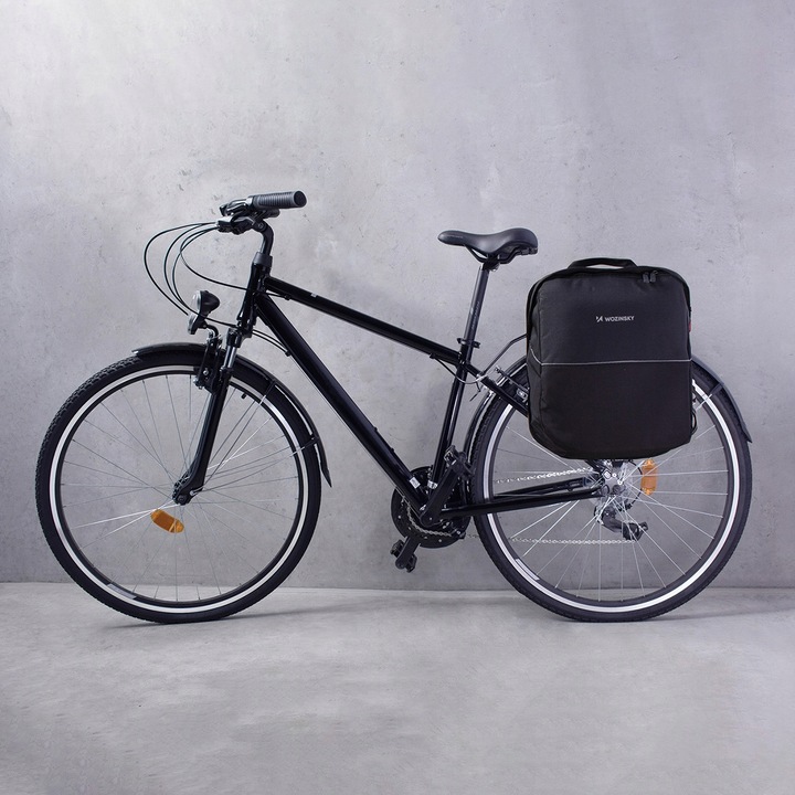 DUŻA TORBA ROWEROWA NA BAGAŻNIK TYLNA SAKWA NA ROWER 20L POJEMNA