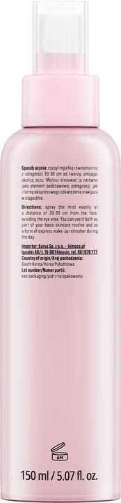 KIMOCO Glass Skin Mgiełka do twarzy odświeżająca 150 ml koreańska