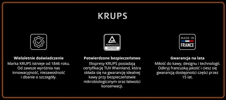 Ekspres automatyczny do kawy KRUPS Evidence Hot&Cold EA898G kawa